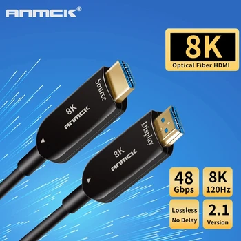 2023 Navceker 8K HDMI 2.1 Optiskās Šķiedras Kabeli 4K@60Hz HDMI Kabeli 2.1 48Gbps HDMI 2.1 Kabelis 5M 10M UHD HDMI 2.1 8K Monitorā