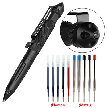 Daudzfunkcionāls Mini Kabatas Anti-skid Paraksts Taktiskās Defensa Pildspalvu, Āra Sporta Tūrisma Self-defense Lodīšu Pildspalvas Piederumi