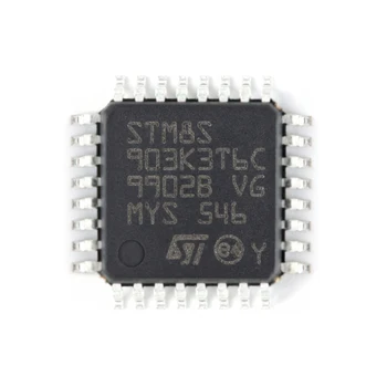 10pcs/Daudz STM8S903K3T6C LQFP-32 8-bit Microcontrollers - MCU Darbības LN 8-Bitu 24 MHz STM8S MCU