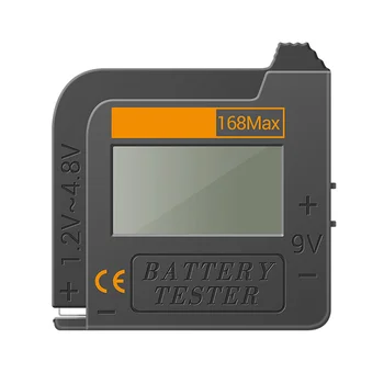 168Max Digitālo Litija Akumulatora Jaudu un Testeris Universālā Testēšanas Rūtainā slodzes analyzer Displejs Izvēles AAA AA Pogu Šūnu Testeris