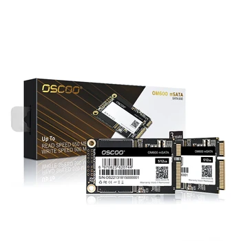 OSCOO MSATA SSD Solid State Disk 1TB 512 GB un 256 gb 128 gb brīvas vietas cietajiem Diskiem, Oriģinālu mlc augstas Čipu Mini MSATA SSD
