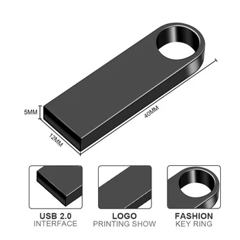 USB Zibatmiņas Disks USB 2.0 Datu pārraides Keychain Zibatmiņas Diska, Atmiņas Kartes Pendrive 16GB 32GB 64GB, 128GB 512 gb un 256 gb