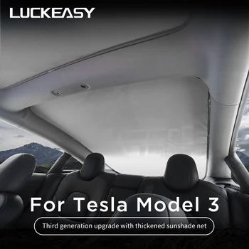 Par Tesla Model Jaunināšanas 3 Saules Toņos Stikla Ēnā Neto model3 2023 Priekšā, Aizmugurē, jumta lūka, Vējstikla Jumta logu, Žalūziju Ēnojumu Neto