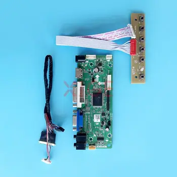 LCD Kontrolieris Vadītāja Valdes Fit N184H6 N184HGE DIY Komplektu LVDS 40 Pin 18.4