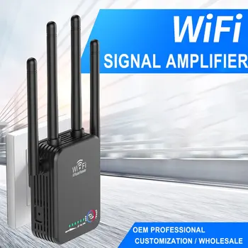 Bezvadu WiFi Repeater 1200Mbps 300M Router Wifi Pastiprinātājs DPI 2.4 G Wifi Ilgi Diapazona Paplašinātājs 5G Signāla Pastiprinātājs