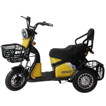 600w Trike 3 Riteņu kompakts tricikls Elders mehānisko roda 3 Pieaugušo sepeda listrik roda 3 dewasa Elektrisko transporta Trīsriteņus