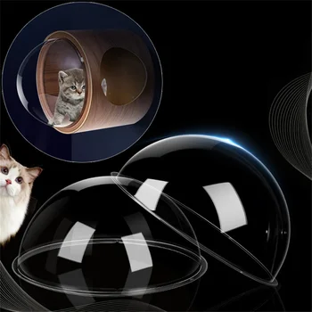 Diy Kaķis Ligzdu Pārredzamu Skaidru Un Pārredzamu Rudenī Izturību Izturēt Spriegumu, Vides Aizsardzības Materiālu, Mājas Piederumi