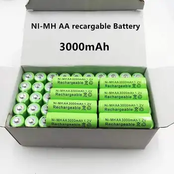 Baterijas rechargeables, pré-chargées 1.2 V AA 3000 mAh NI MH