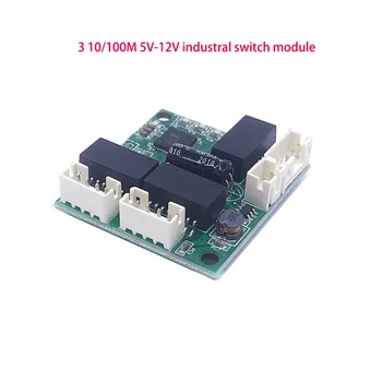 Mini PCBA slēdzis modulis MVK OEM moduļa mini izmērs 3 Porti, Tīkla Komutatori Pcb Kuģa mini ethernet komutatoru moduļu 10/100Mbps