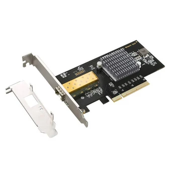 10 PCIE Gigabit Tīkla Karte Intel 82599 Servera Optiskās Šķiedras Darbvirsmas PCI-E X8 LAN Adapteri SFP 10Gbit Tīkla
