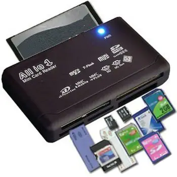 Viss Vienā Karšu Lasītājs, USB 2.0 SD Karšu Lasītājs Adapteris Atbalsta TF CF, SD, Mini SD, SDHC MMC, MS, XD, izmantojot USB Kabeli