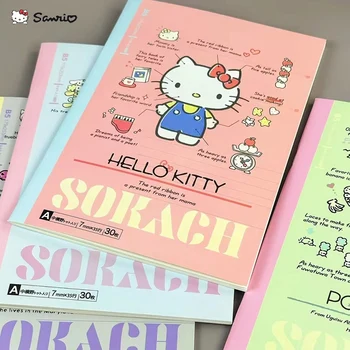 B5 Kawaii Sanrio Kancelejas Preces Portatīvie Grāmatiņa Modes Hello Kitty Pachacco Karikatūra Studenta Dienasgrāmata Notepad Skolas, Biroja Piederumi