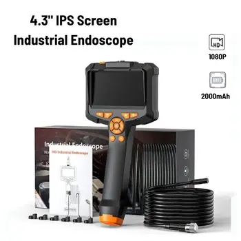 1080P 4.3 Collu Ekrāns Rokas Endoskopu, Rūpniecības Kameras Endoskopiskās Kamera ar Auto Drenāžas Caurules