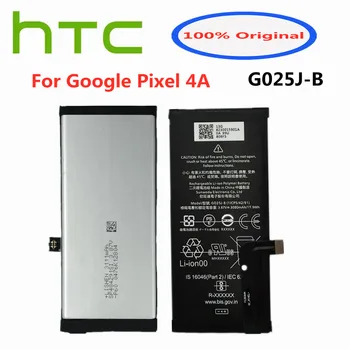 100% Oriģinālās Rezerves Akumulatoru G025J-B HTC Google Pikseļu 4A Pixel4A Smart Tālrunis Baterijas Bateria 3080mAh