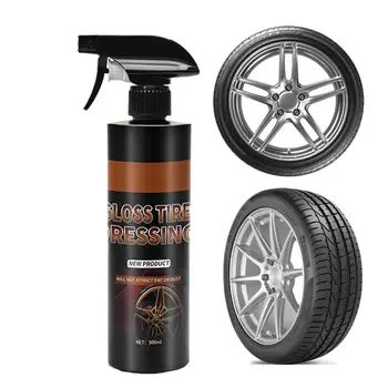Universālās Riepu Cleaner Spray 500ml Tire Shine Mērci Pārklājums Automašīnu Riepas Bamperi Automašīnu, Auto Riepu Atjaunošana Aģents Tīrītājs