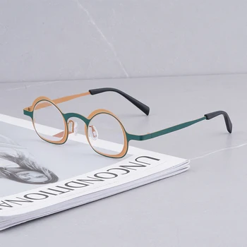 Eiropas Personas Titāna Briļļu Rāmis Acs Briļļu Rāmji Vīriešiem Brilles Tuvredzība Modes Theo Zīmola Dizaineru Brilles Rāmis