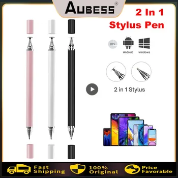 2 In 1 Stylus Pildspalva Mobilo Tālruni, Tabletes Velce Capacitive Zīmuli Universālā Skārienekrāna Pildspalva Pad Iphone, Android Xiaomi