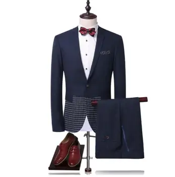 Jaka+bikses vīriešu apģērbu, viena poga, kāzu uzvalki, vīriešu,gadījuma vīriešu Kleitu, uzvalki,Biznesa Uzvalki, komplekti lielums personalizzato