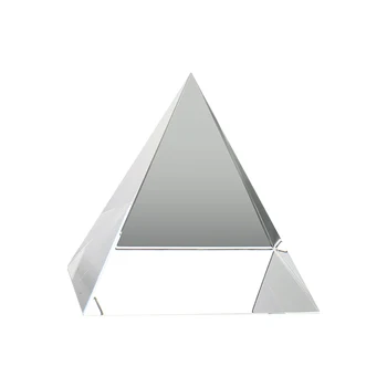 Piramīdas Kristāla Piramīdas Polyhedron, lai Redzētu, Varavīksnes Optiskā Prizma, Lēca 40MM 60MM 80MM 100MM