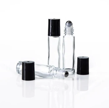Bezmaksas Piegāde-24pcs x 10ml Stikla Seruma Pudeles Dezodorants Konteineru 10cc Rullīšu Pudele, ēteriskā Eļļa Smaržas