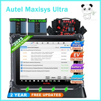 Autel MaxiSys Ultra EV Ar EVDiag Komplekts VCMI EV augstsprieguma Sistēmas un Akumulatoru Analīze Saprātīga EV Diagnostika Toolng