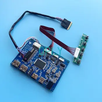 Fit B156XW02 Mini HDMI-Saderīgam LVDS 40 Pin DIY Komplektu Klēpjdatoru Displejs 15.6