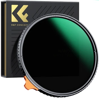 K&F Jēdziens, Nano-X 2 in 1 Black Difūzijas Migla 1/4 Ietekme+Mainīgā ND2-ND400 ND Objektīva Filtru 49mm 67 mm 77mm 82mm Objektīvs