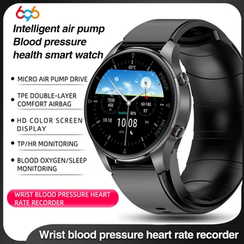 P50 Smart Skatīties Uz Vīriešiem, Sievietēm, Gaisa Sūknis Sphygmomanometer Medicīnas Grade Sirdsdarbība Termometrs Drošības Spilvens Aproce Veselības Smartwatch