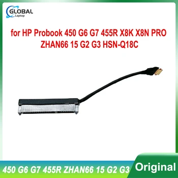 JAUNU Oriģinālu HP 450 G6 G7 455R X8K X8N PRO ZHAN66 15 G2 G3 HSN-Q18C Klēpjdatoru SATA Cieto Disku (HDD, SSD Connector Flex Cable