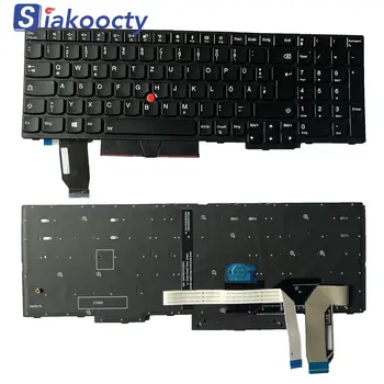 Jauni GR vācu Lenovo ThinkPad P53(20QN 20QQ) P53s (20N6 20N7) P73 Tastatūra ar Aizmugurgaismojumu