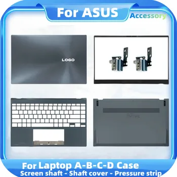 Jaunu LCD Back Cover For ASUS ZenBook 14 UX425 UX425J UX425JA U4700J Priekšējo Bezel/Viru/Palmrest/Grunts Gadījumā Pilnu Korpusa Vāka
