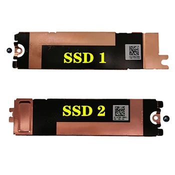 Dell XPS 15 9500 9510 M5550 M5560 klēpjdatoru SSD solid state cieto disku siltuma izlietnes turētājs