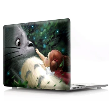 Studio Ghibil Gudrs Grāmatiņa Cietā Lietā Ādas Apple Macbook Air 13.3 2022 A2681 Gaisa 13 A2179 