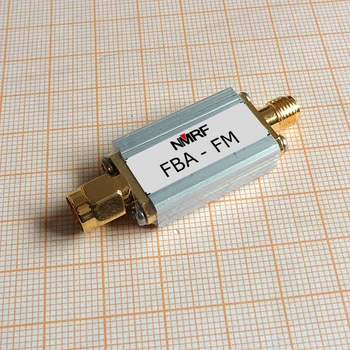 88～108MHz LC aiztures filtrs, īpašu attenuator FM apraides signālu, SMA interface FBA-FM