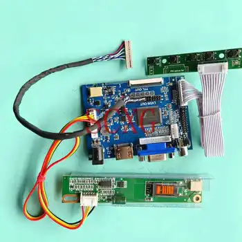 Par HT121X01 HT12X11 HT12X12 LCD Monitora Ekrāna Kontrolieris Valdes HDMI-Saderīgam AV VGA DIY Komplektu, 20 Pin LVDS 1CCFL 1024*768 12.1