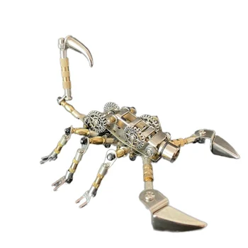 Metāla Scorpion Mehāniskā Modeļa Komplekts Diy Pilna Metāla Montāža Rotaļlietas 3d Puzzle Kukaiņu Metāla Steampunk Rotaļlietas, Dāvanas Vīriešiem, Bērniem,