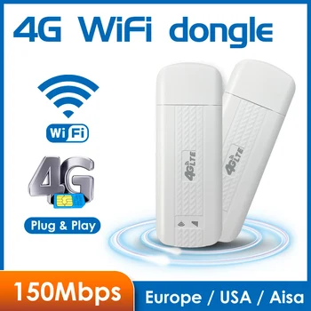 Cioswi USB 4G Modemu, Wifi Dongle Atslēgt Mobilie Portatīvie Router 150mbps SIM Kartes Pоутер 10 Lietotāja Mājas Automašīnas Āra