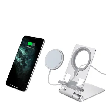 Alumīnija Magnētisko Tālruņa Turētājs Kandidēt Magsafe iPhone 14 Pro Max Suporte Para Celular Macsafe Šūpuļa Mobilais Turētājs Desktop