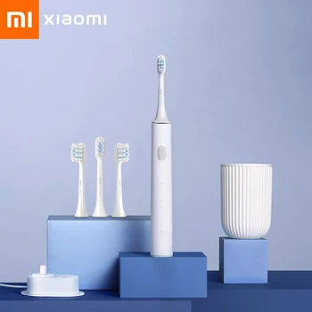 Xiaomi Elektriskā zobu Suka T500 Smart Sonic zobu Suka Ultraskaņas Vibrators Balināšanas Zobu IPX7 Ūdensizturīgs Mutes dobuma Higiēnas Tīrītājs