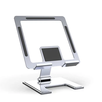 Tablet Stand Turētājs Galda Regulējams Planšetdatoru Turētājs Salokāms Alumīnija Desktop