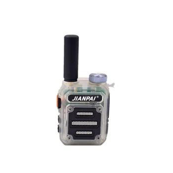 JianPai G63 Walkie Talkie, Caurspīdīga Korpusa Dizains USB Type C Ostas 400-480Mhz Šķiņķis FM Radio skanētu Bezvadu Komunikācijas