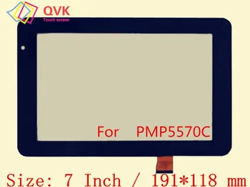 Black touch ekrāns Prestigio PMP5570C PMP5770D PMP3170B PMP5197D PMP3270B Touch screen panelis remonts nomaiņa