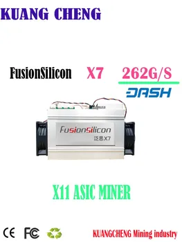 DASH Asic miner FusionSilicon X7 262GH/S X11 miner Dash monētas ieguves Labāk Nekā Antminer D3 D5 Baikāla BK-X X10 BK-G28 STU-U6