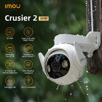 IMOU Cruiser 2 3K Wi-Fi Āra Drošības Kameru AI Smart Izsekošanas Cilvēku Transportlīdzekļa Atklāšanas IP66 Smart Nakts Redzamības divvirzienu Runāt