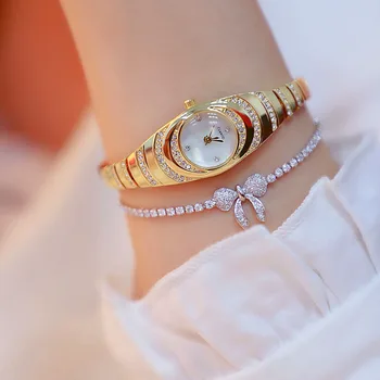 Skatīties Sieviešu Pulksteņi 2023 Best Produktu Pārdošanu, Luksusa Zīmolu Reloj Mujer Pulksteņu Aproču Komplekts Dimanta Skatīties Tauriņš Aproce