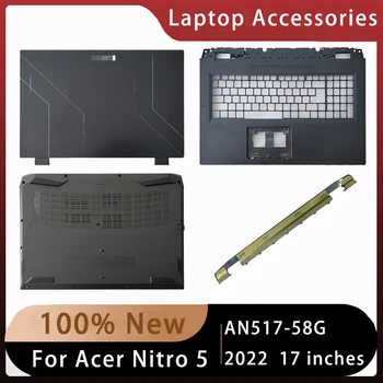 Jauns Acer Nitro 5 AN517-58G 17 Collas 2022 Replacemen Klēpjdatoru Piederumi Lcd Back Cover/Palmrest/Apakša Melna