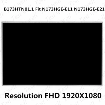 17.3 collu Klēpjdatora ekrāns N173HGE-E11 N173HGE-E21 B173HTN01.1 1920*1080 FHD Displejs EDP 30pin Matēts LCD Displeja Nomaiņa
