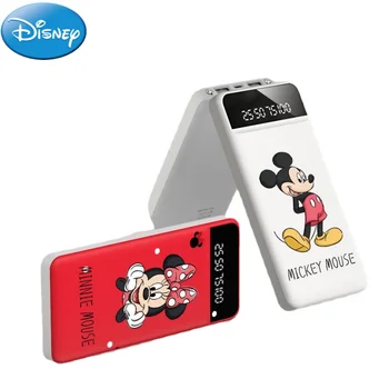 Disney animācijas perifērijas karikatūra Kawaii Mickey 20000mAh uzlādes dārgumu 10000mAh cute mobilā jauda radošo dāvanu vairumtirdzniecība