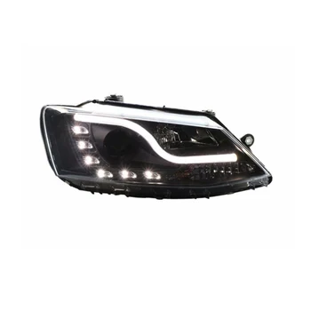 Auto lukturu par Sagitar 2012 2013 2014 2015 lukturi dual optiskās šķiedras priekšējie lukturi LED asaru acu šķiedras pagrieziena signāla