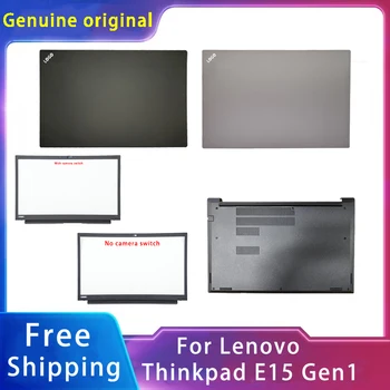 Jauns Lenovo ThinkPad E15 Gen1 ; Replacemen Klēpjdatoru Piederumi Lcd Back Cover / Priekšējo Bezel / Apakšas Ar LOGO Sudrabaini Pelēkā krāsā